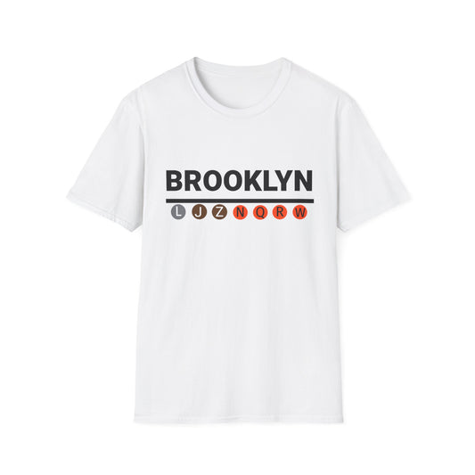 "Brooklyn" NYC Subway LJZ Line T-Shirt