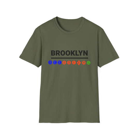 " Brooklyn" NYC Subway ACE Line T-Shirt